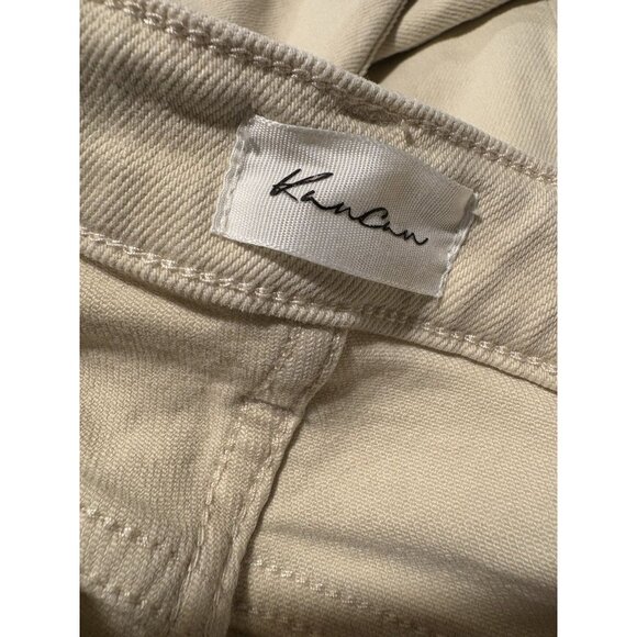 KANCAN Off White Jeans Chic Cream Skinny Size 9 - Picture 7 of 11